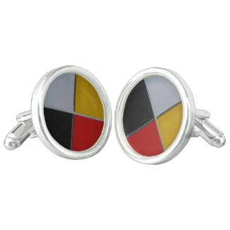 Medicine Wheel Pair of Cufflinks