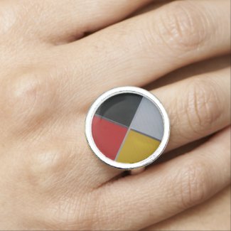 Medicine Wheel Photo Ring