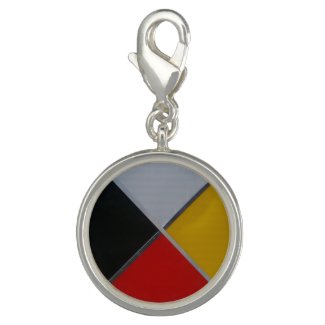 Medicine Wheel Round Charm Bracelet