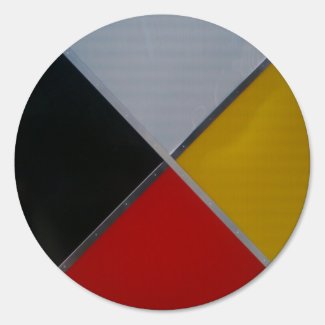 Medicine Wheel Round Yard Sign