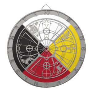 medicine wheel sacred hoop dartboard