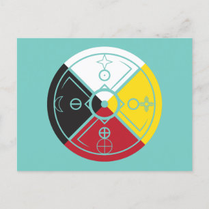 Medicine Wheel : Sacred Hoop Postcard