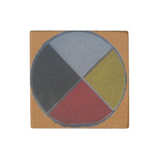 Medicine Wheel Sandstone Magnet