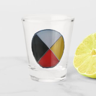 Medicine Wheel Shot glass