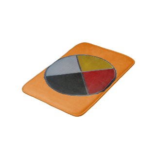 Medicine Wheel Small Bath Mat