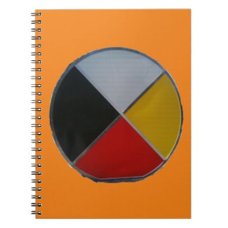 Medicine Wheel Spiral Photo Notebook