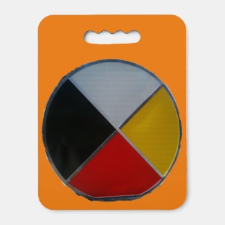 Medicine Wheel Stadium Seat Cushion