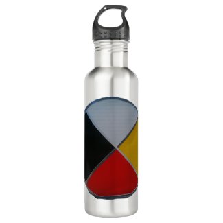 Medicine Wheel Stainless Steel Water Bottle