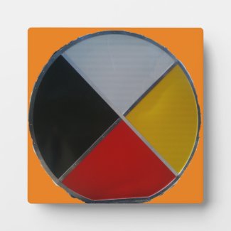 Medicine Wheel Tabletop Plaque with Easel