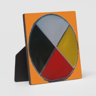 Medicine Wheel Tabletop Plaque with Easel