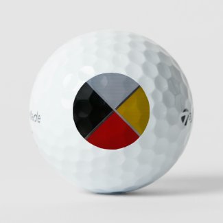 Medicine Wheel Taylor Made 3pk Golf Balls
