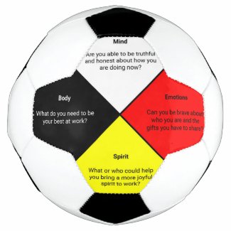 Medicine Wheel words Soccer Ball