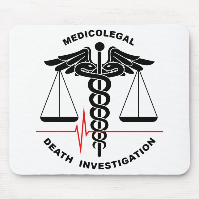 Medicolegal Death Investigation Mouse Pad (Front)