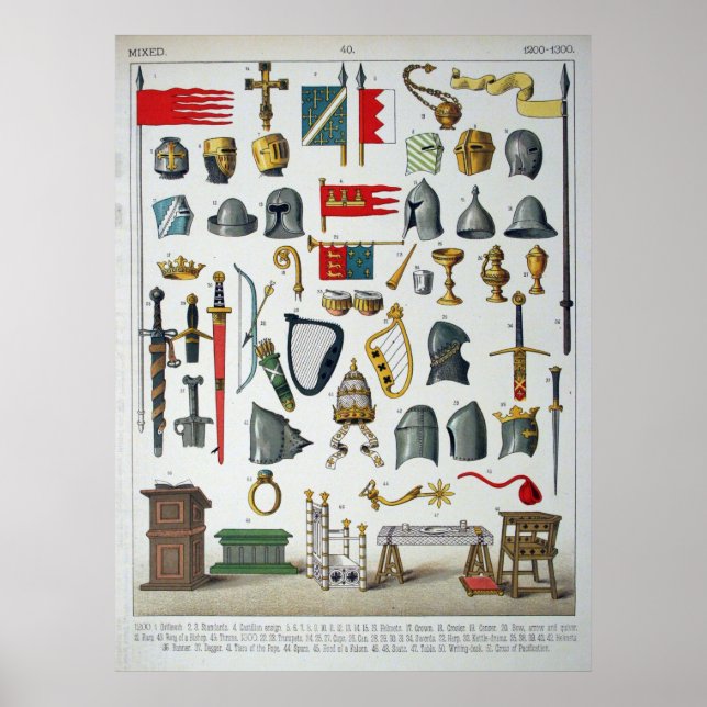 Medieval Accessories Poster (Front)