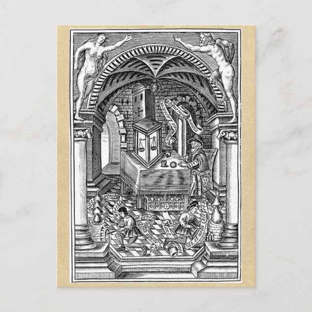 Medieval Alchemy and the Philosopher's Stone Postcard (Front)