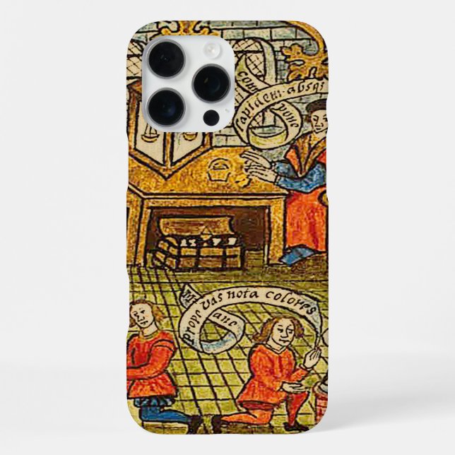Medieval Alchemy Lab iPhone Case (Back)