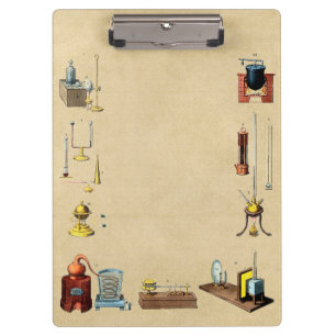 Medieval Alchemy Laboratory Science Tools Clipboard