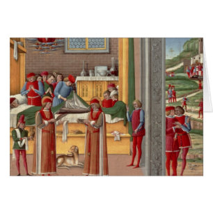 Medieval amputation scene