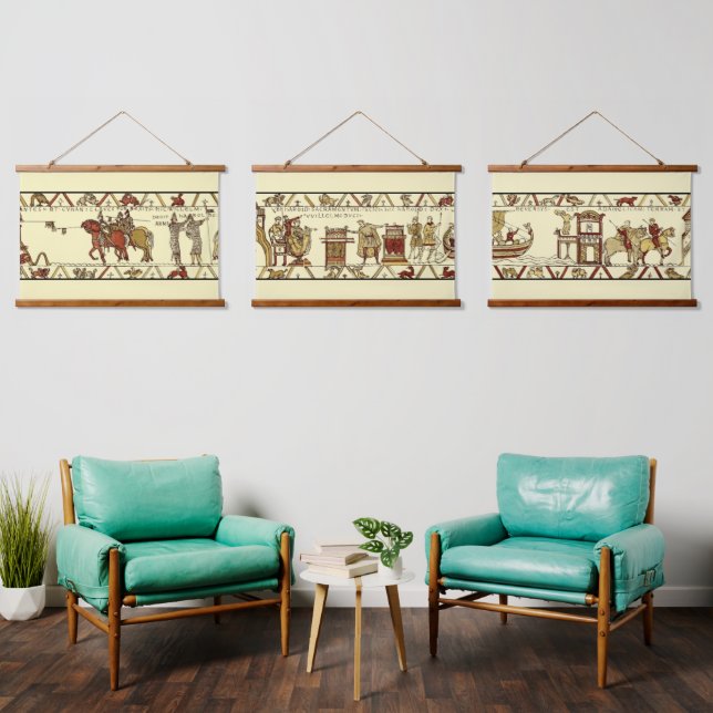 Medieval Anglo-Saxon The Bayeux Hanging Tapestry (Living Room)