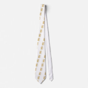 Medieval Archer Aiming Bow and Arrow Letter Z Draw Tie