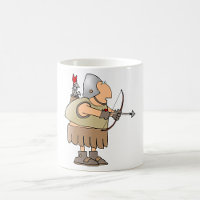 Medieval Archer Warrior Funny Knight with Bow