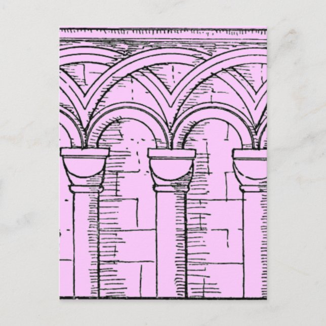 Medieval Architecture Postcard (Front)