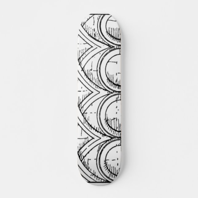 Medieval Architecture Skateboard (Front)