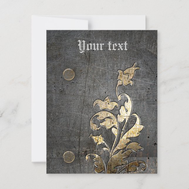 medieval armour metal decoration (Front)