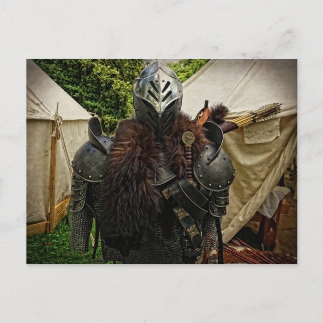 medieval armour postcard (Front)
