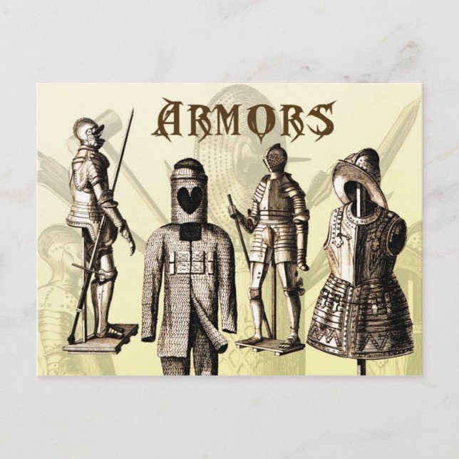 Medieval Armours Postcard (Front)