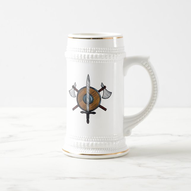 Medieval Arms Beer Stein (Right)