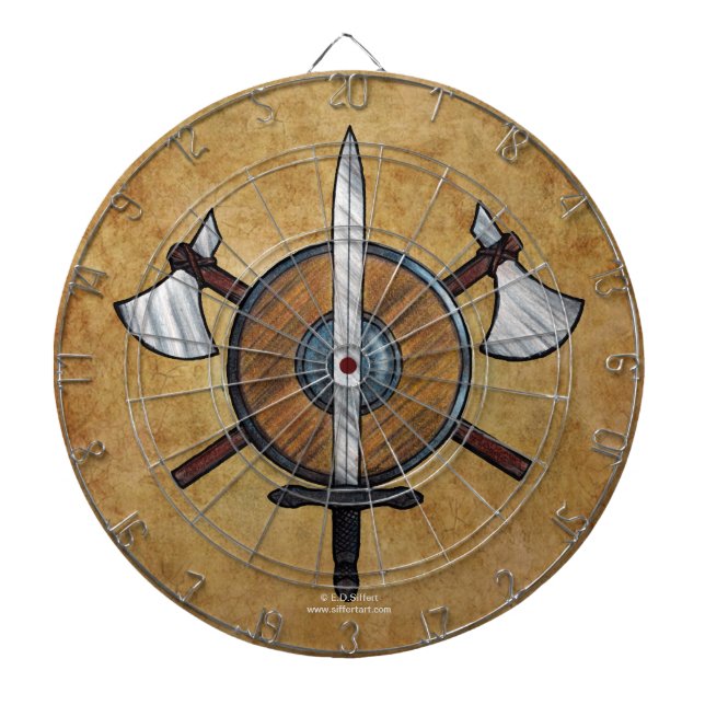 Medieval Arms Dartboard (Front)