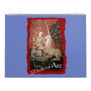 Medieval Art - Lady and the Unicorn (by ACCI) Calendar