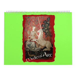 Medieval Art - Lady and the Unicorn (by ACCI) Calendar
