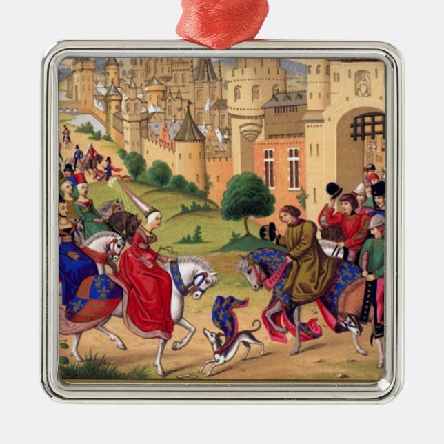 Medieval Art Metal Ornament (Front)