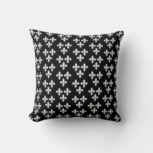 Medieval Banner of France Throw Pillow