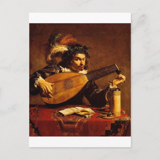 medieval-bard-4 postcard (Front)
