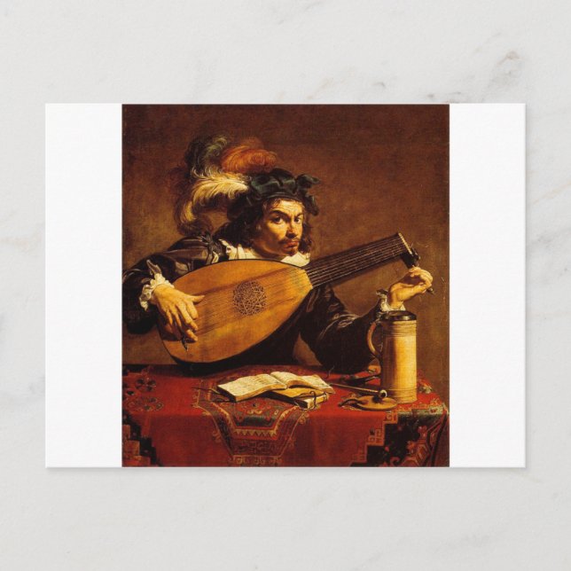 medieval-bard-4 postcard (Front)