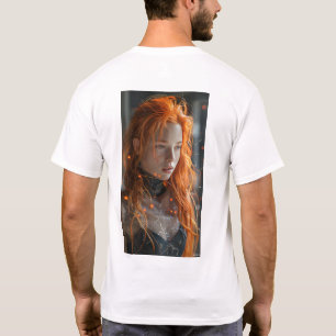 Medieval Battle Action Pose Warrior Midjourney Fan T-Shirt
