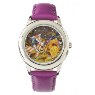 MEDIEVAL BATTLE, FIGHTING KNIGHTS HORSEBACK WATCH