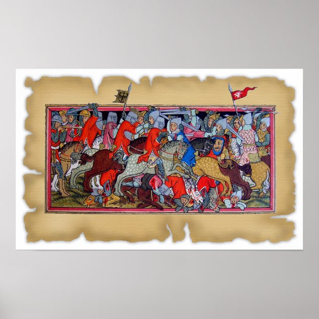 Medieval battle poster (Front)