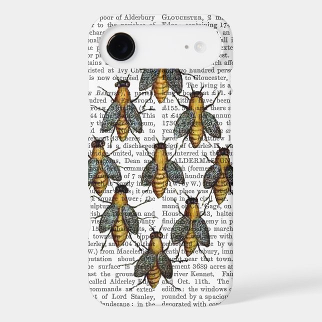 Medieval Bees 2 Case-Mate iPhone Case (Back)