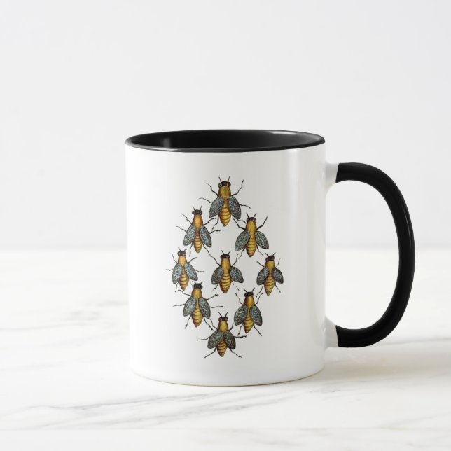 Medieval Bees 2 Mug (Right)