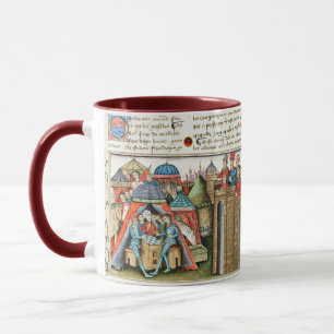 MEDIEVAL BESTIARY,BLACK HEDGEHOG KING and ANIMALS Mug