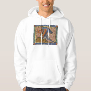 Medieval Bestiary Dragon c. 1270 Hoodie