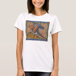 Medieval Bestiary Dragon c. 1270 T-Shirt