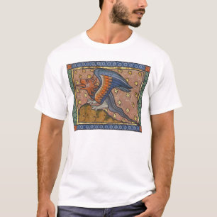 Medieval Bestiary Dragon c. 1270 T-Shirt