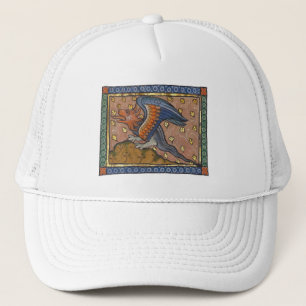 Medieval Bestiary Dragon c. 1270 Trucker Hat