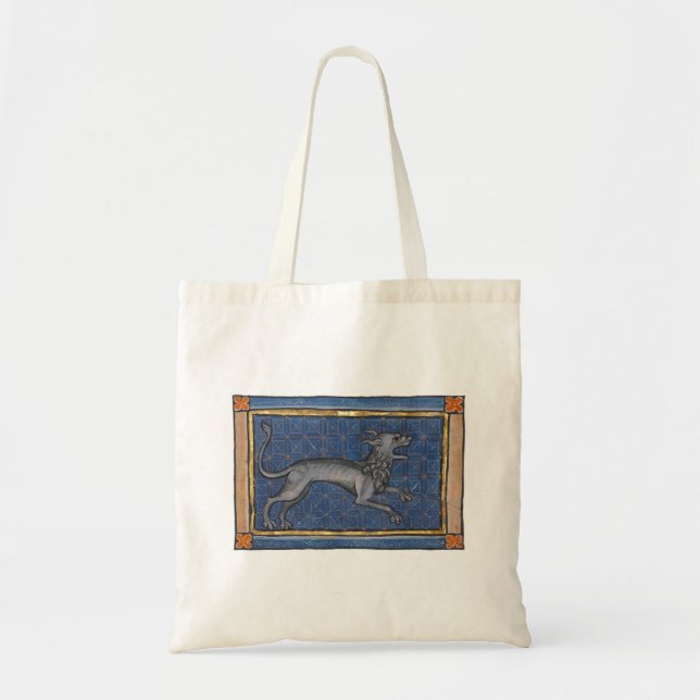 Medieval Bestiary Hyena c. 1270 Tote Bag (Front)