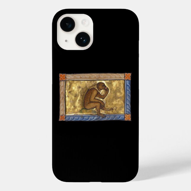 Medieval Bestiary Monkey c. 1270 Case-Mate iPhone Case (Back)